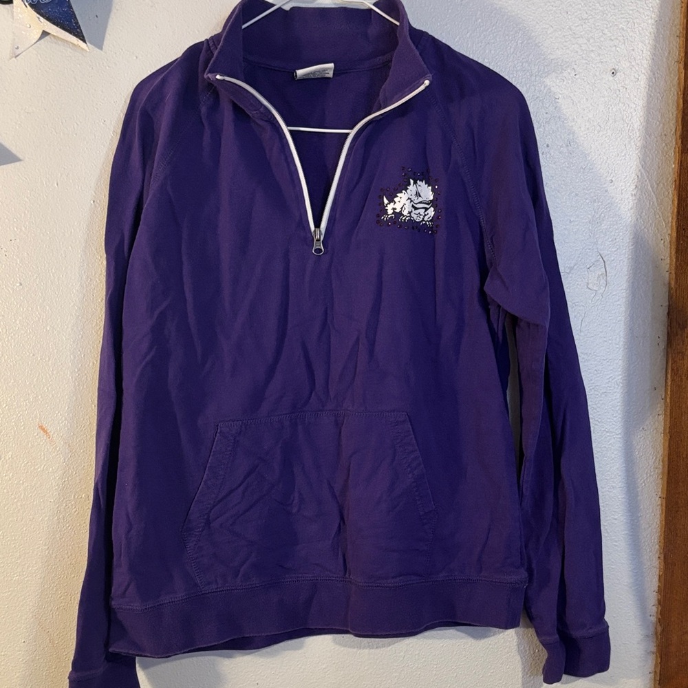 Purple Quarter-Zip Women's Jacket